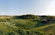 "Nadrowo - rezerwat żółwia - panorama z wieżyczki